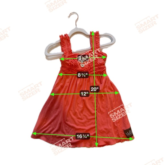 Matilda Jane Vibrant Coral Dress with Ruffles size 2T - Picture 6 of 6